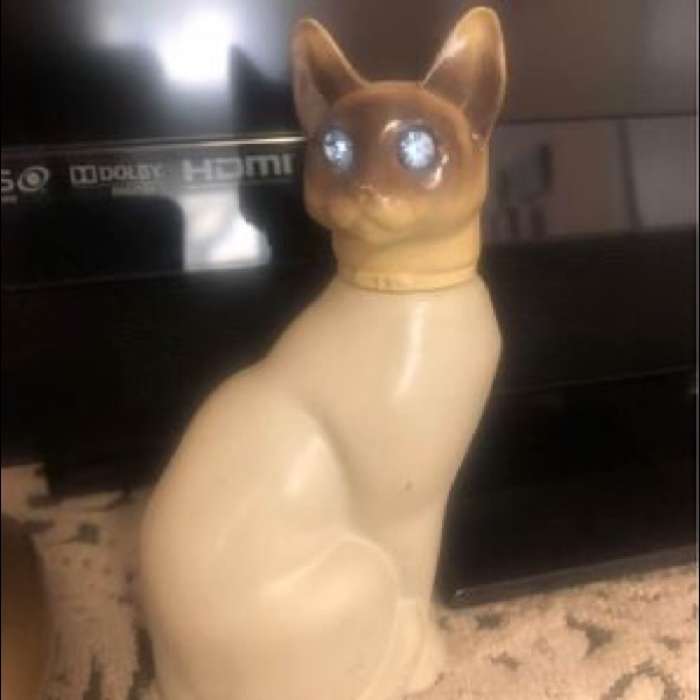Really Cool siamese Cat Avon bottle””Vintage “” - Picture 3 of 9